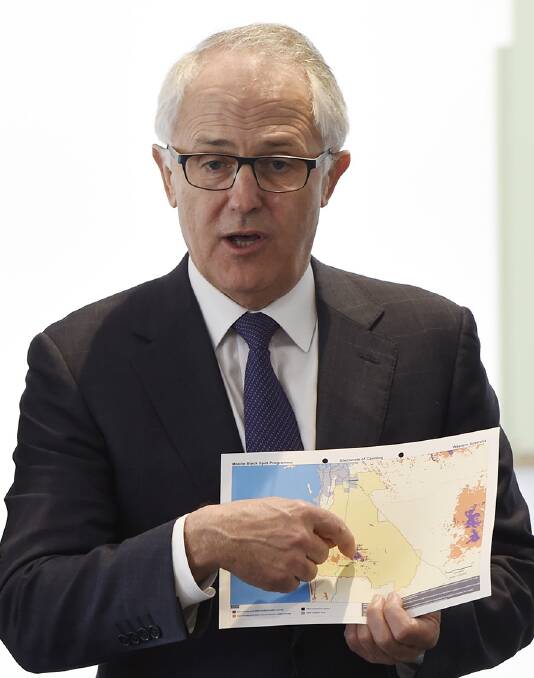 Debt: Prime Minister Malcolm Turnbull's first budget in office shows unbelievable levels of debt. Photo: Richard Polden.