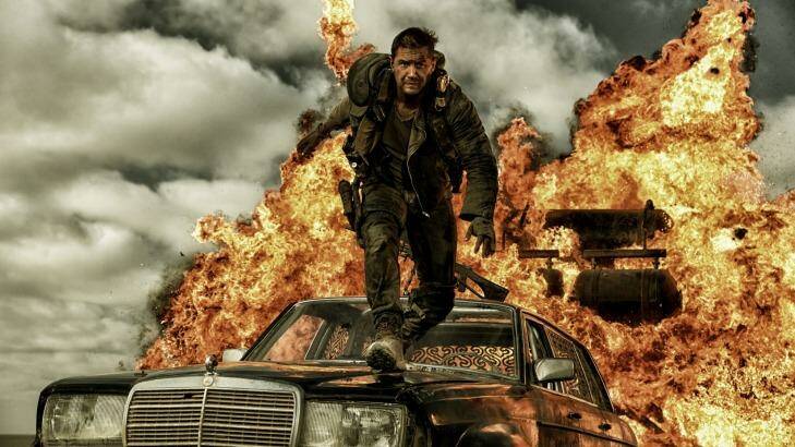 Tom Hardy fires up as Mad Max.  Photo: Jasin Boland/Warner Bros. Entertainment
