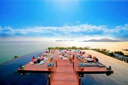 The Baba Nest exclusive rooftop bar at the Sri panwa resort.