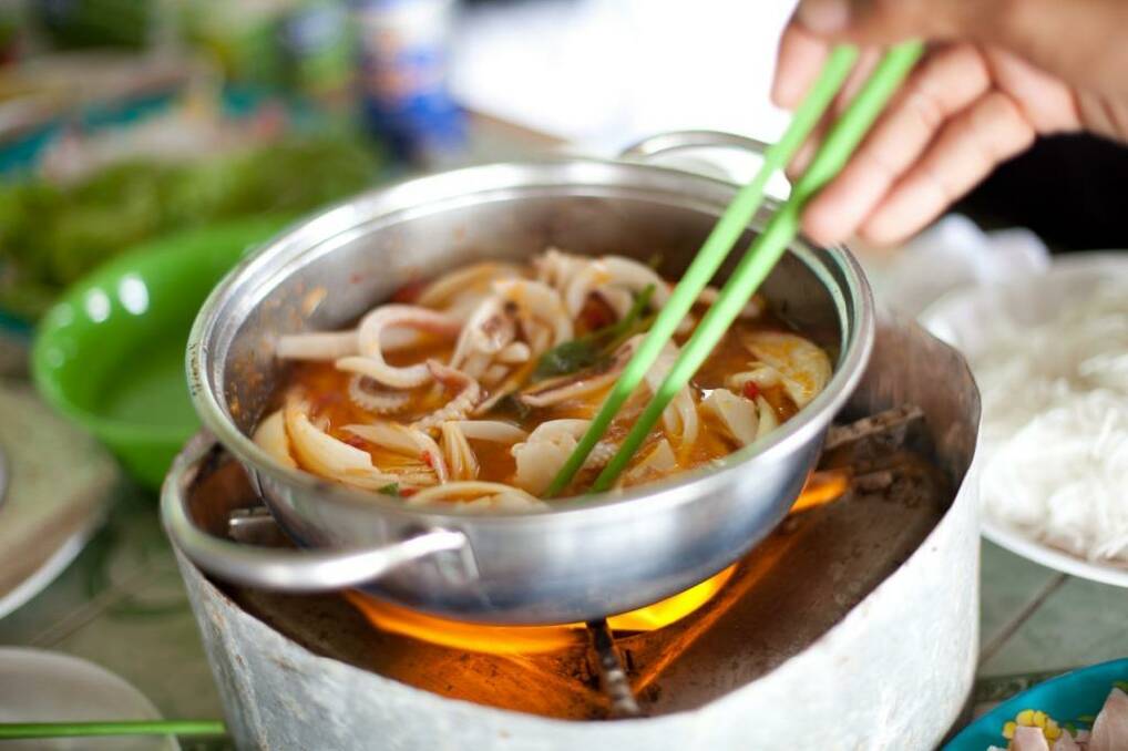 Pho real: a Vietnamese seafood hot pot.
 Photo: Guy Wilkinson