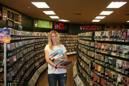 Jumbo Video manager Alison Williams said downloads killed the video store.
