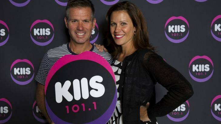 Matt Tilley and Jane Hall host KIIS FM's breakfast program.