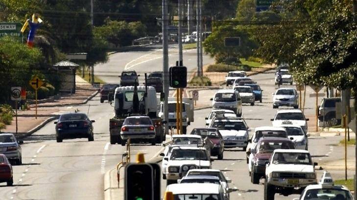 Perth drivers are spending three days each year stuck in traffic according to new figures. Photo: TONY MCDONOUGH