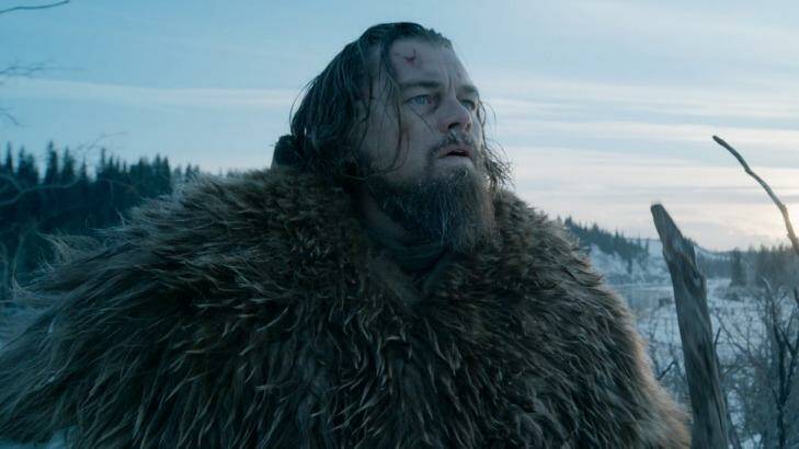Leonardo DiCaprio in <i>The Revenant</i>.
