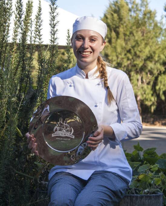 Best chef: Margaret River's Ashlee Carter has won the national Fonterra Proud to Be a Chef competition.
