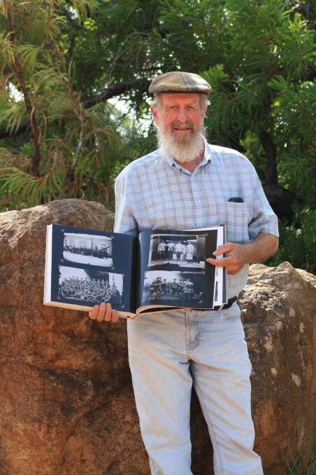 Found: Tom Higgins was thrilled to discover a wartime photo of his father in The Lost Diggers.