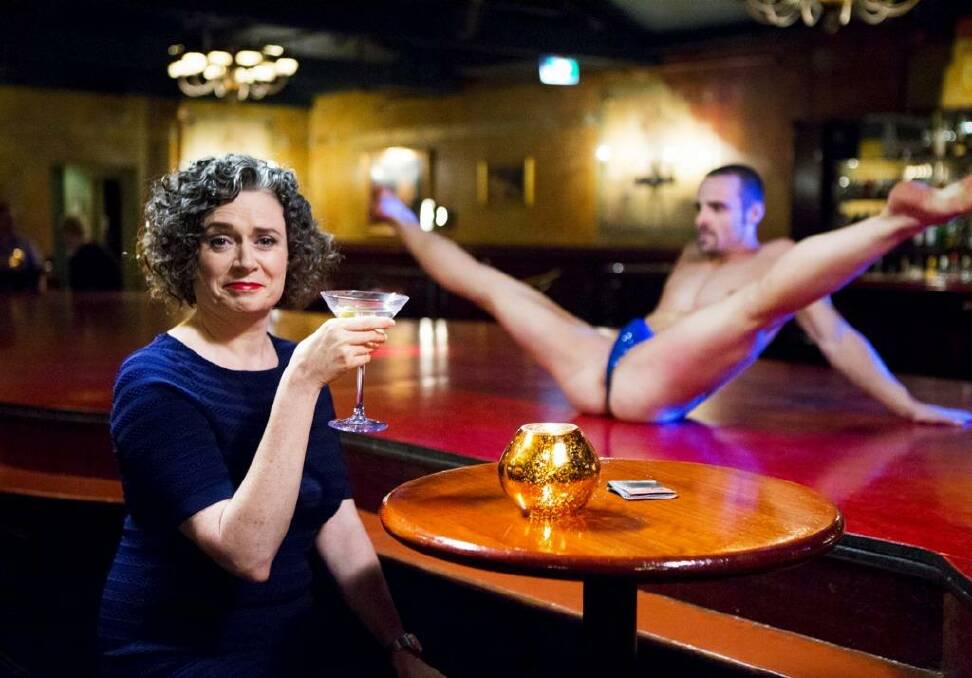 Cheers? Judith Lucy investigates the meaning of being all woman.