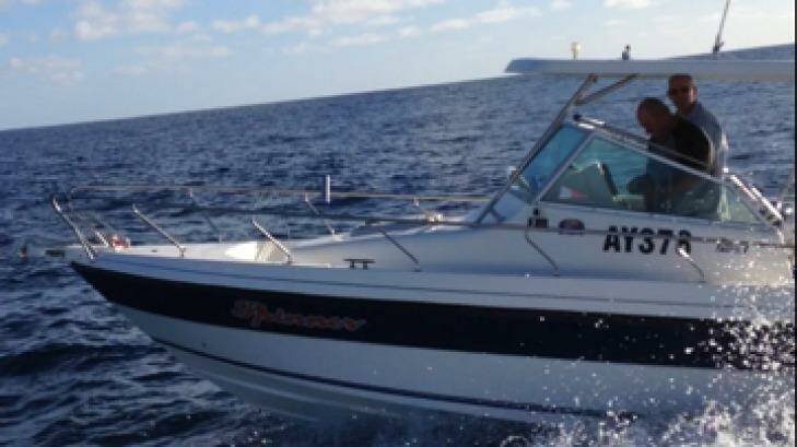 Water police are searching for two fisherman off the coast of Coral Bay. Photo: WA Police