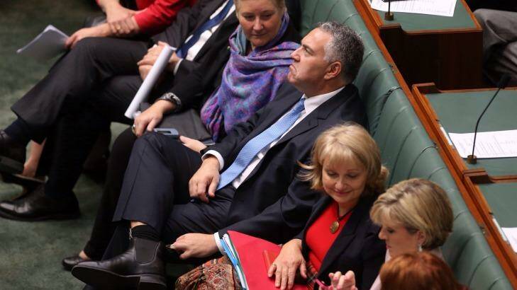 Joe Hockey in Parliament on Wednesday. Photo: Andrew Meares