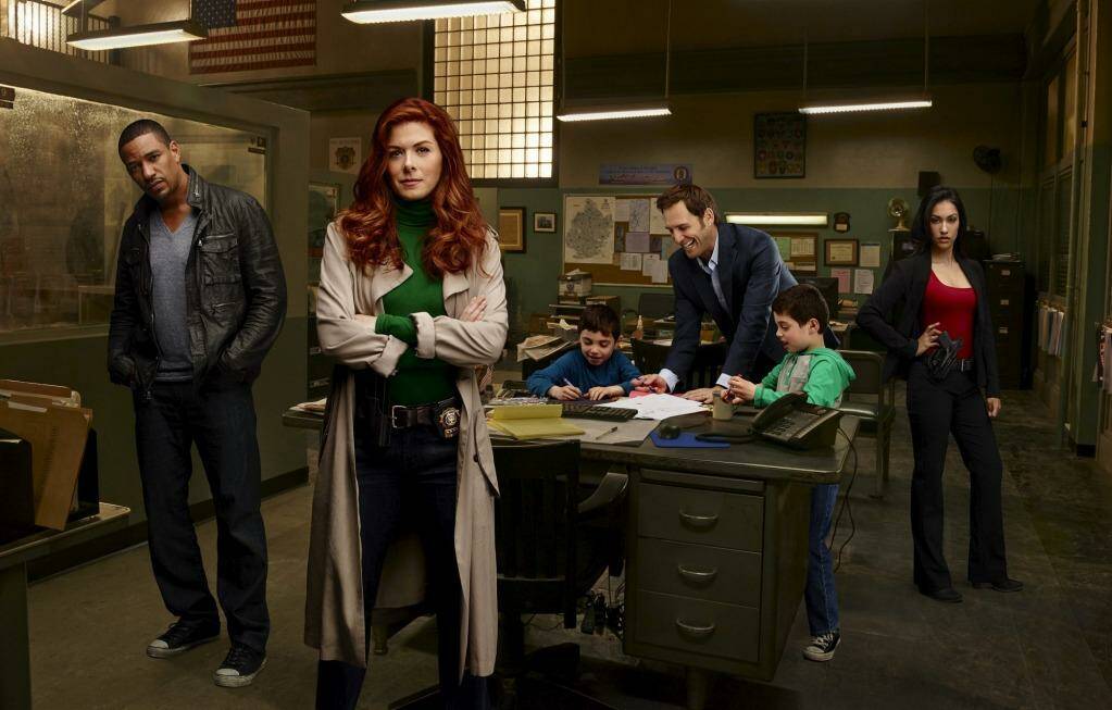 Gifted/overrun: Debra Messing stars in Nine's <i>The Mysteries of Laura</i>.