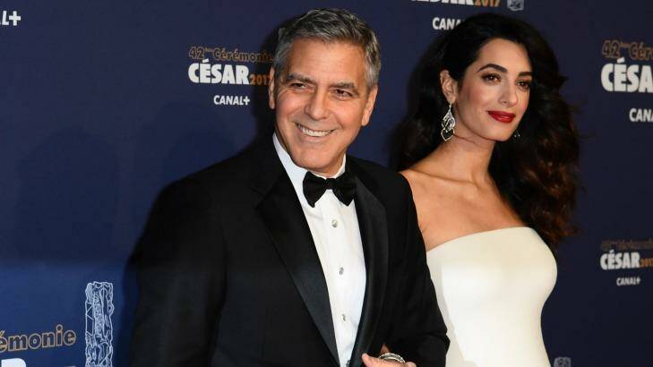 George Clooney can't stop gushing about his impending parenthood. Photo: Francois Pauletto