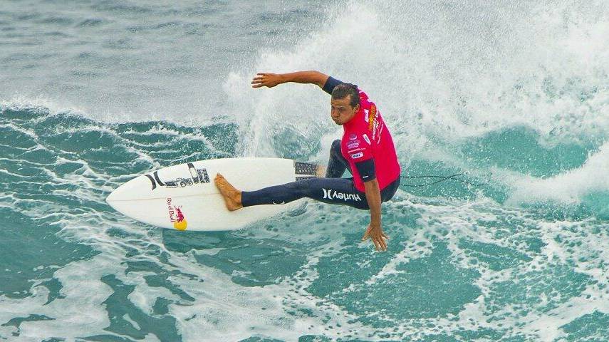 Julian Wilson surfing in Heat 7 of the 2014 Margaret River Pro. Photo: ASP/Twitter.