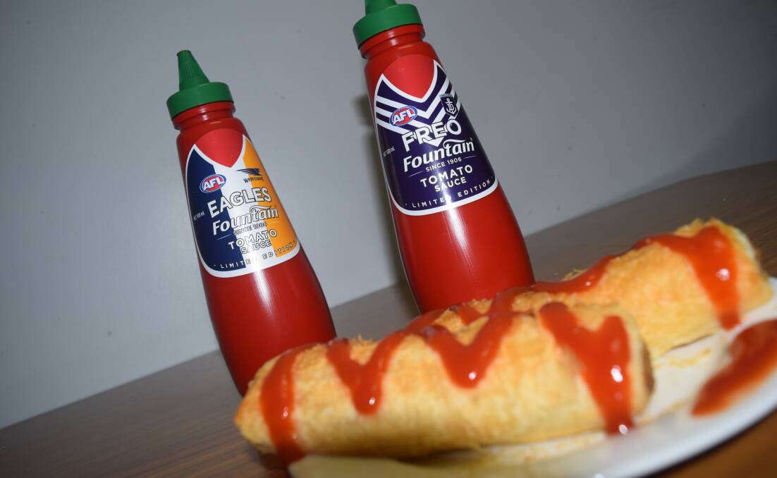 The sauces were tried on their own and also on a sausage roll to get a secondary hit.