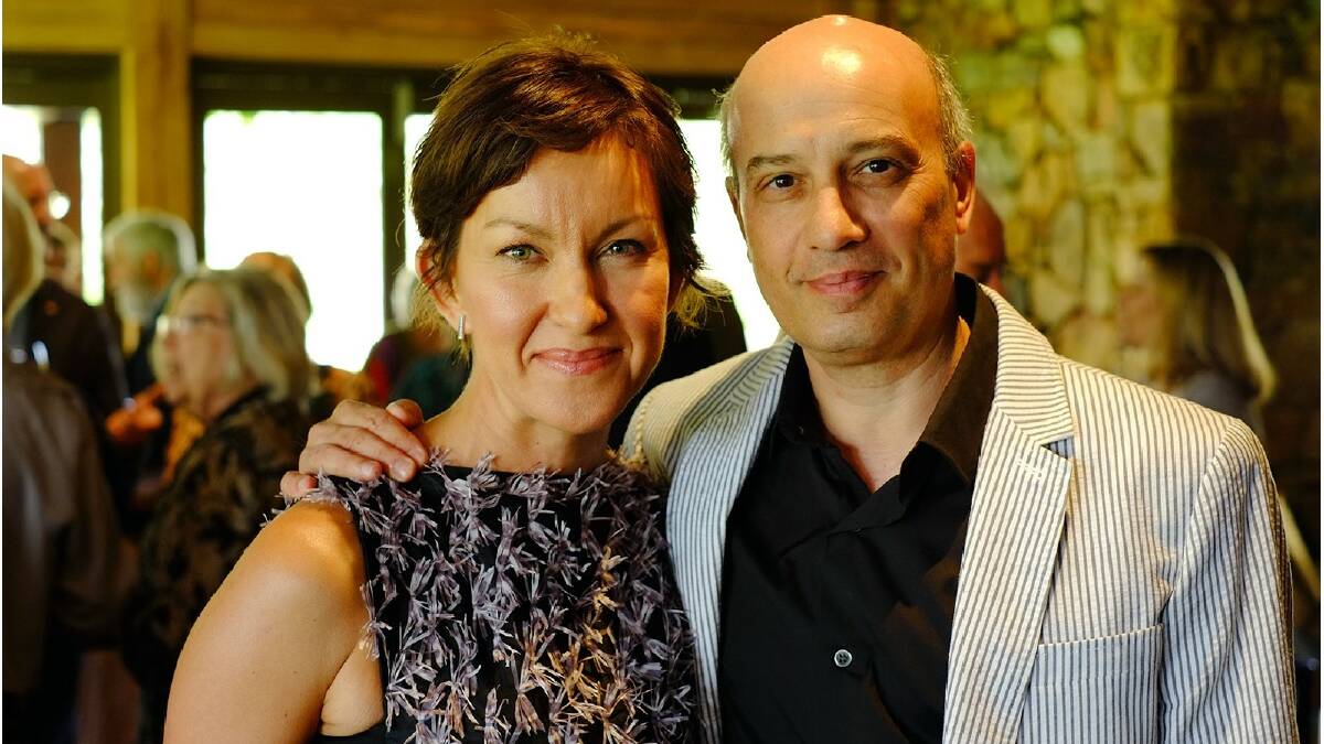 Vasse Felix Winery hosted the Australian chamber orchestra ACO2 on the weekend. Pictured are Marion Yakimov and Stefano Carboni. Photo by Sandy Powell/Margaret River Mail.