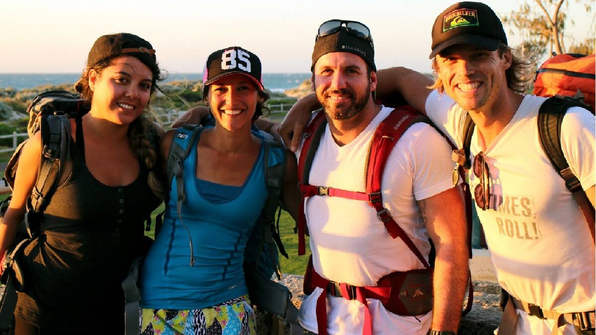 Bianca Bekkevold, Yasmin Kamel, Marshall Wells and Adam Cronk will be hiking the Cape to Cape trail for the Leukemia Foundation between Boxing day and New Years day. 