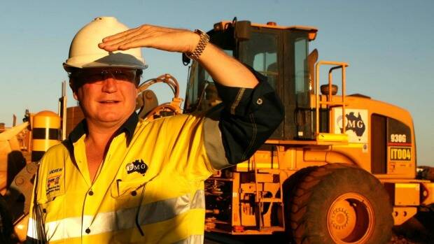 Andrew Forrest, major shareholder of Fortescue Metal Group. The company's share have soared. Photo: Jacky Ghossein