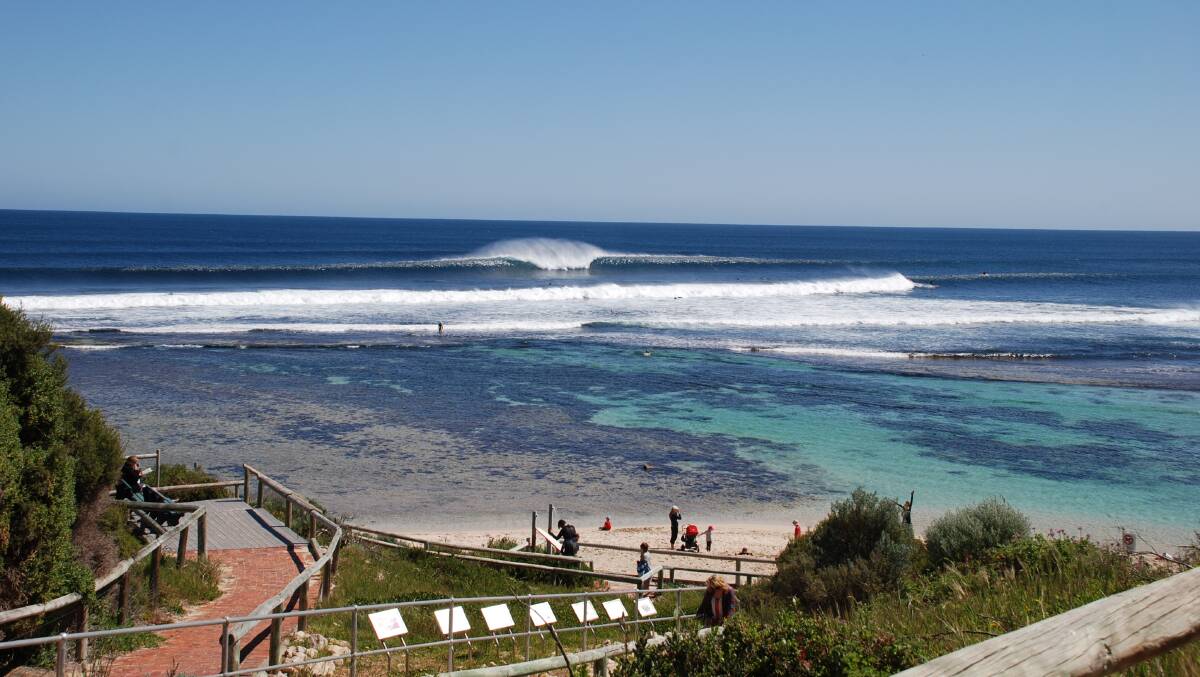 Organisers are hoping for conditions like this for the weekend’s 31st Yallingup Malibu Classic. Photo by Mick Marlin. 