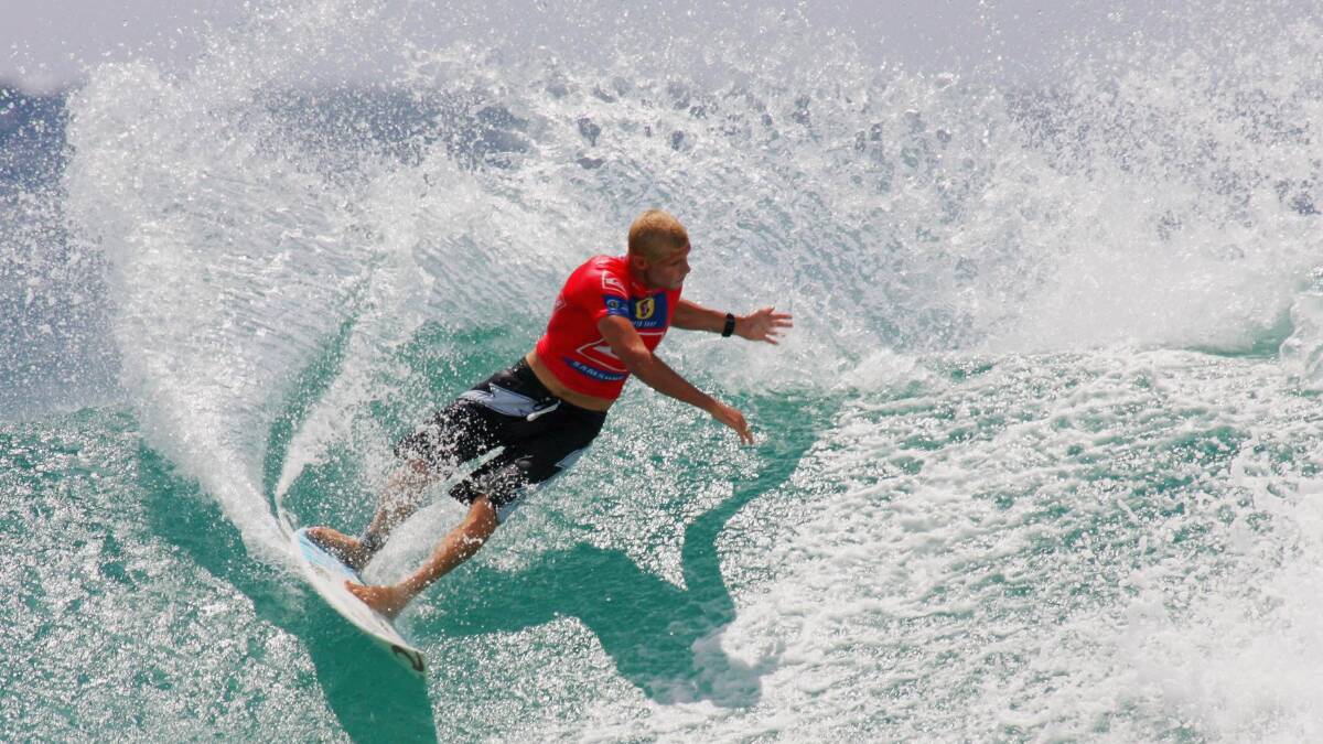 Jake Paterson at the Quiksilver Pro Gold Coast in 2007. Photo: Jonathan Wood/Getty Images. 