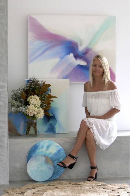 Jazelle Lawrance is showcasing her art at the Margaret River Cultural Centre this month.
