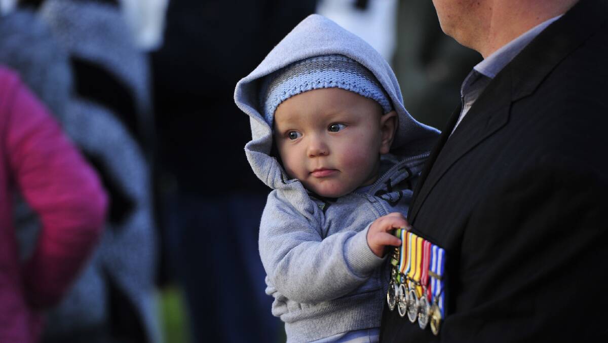 Thousands of people of all ages attended a beautiful dawn service in Mandurah commemorating Anzac Day. On the 100th centenary of Gallipoli, pride in the sacrifice of Australia's servicemen has never been stronger. Photos: Richard Polden.