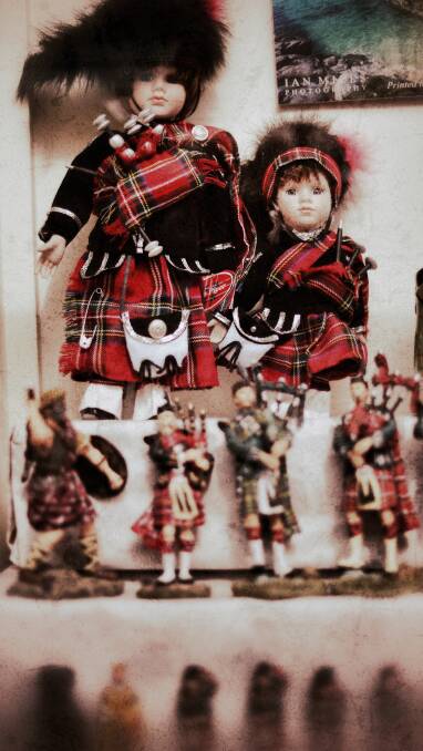 Scottish dolls for sale in a souvenir shop on the Royal Mile on April 23, 2014 in Edinburgh, Scotland. Pic: Jeff J Mitchell/Getty Images