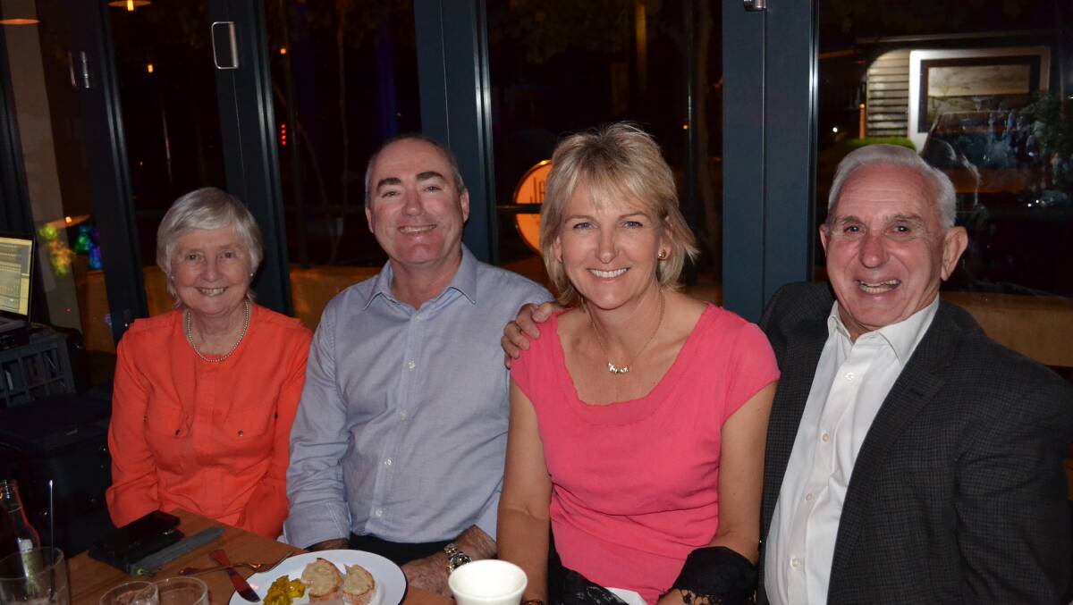 Jan Walsh, Tom and Caroline McKnight and Barrie Walsh.