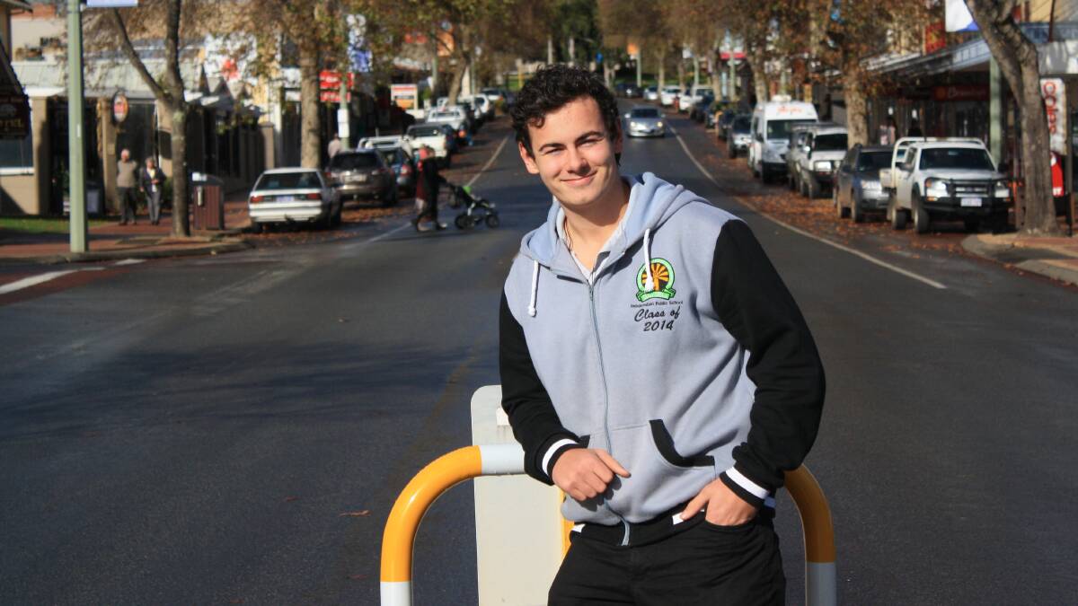 Going home to ski: German exchange student Christian Hanus says farewell to Margaret River for now.
