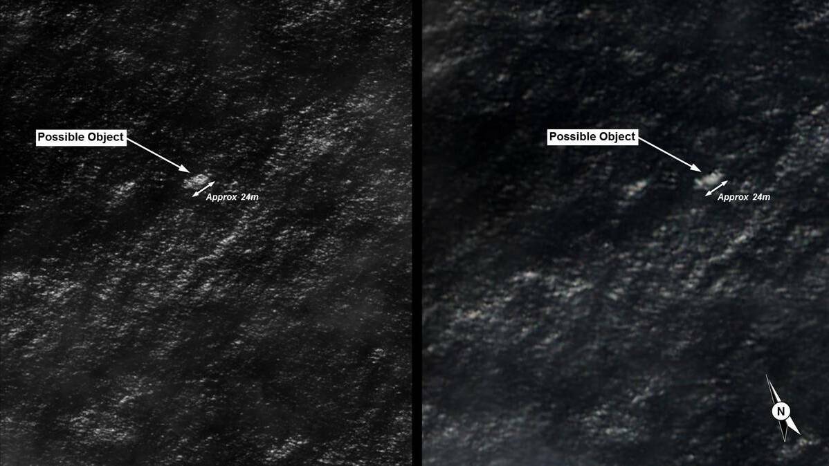 The Australia Maritime Safety Authority has released satellite photos of the objects possibly related to the MH370 search.