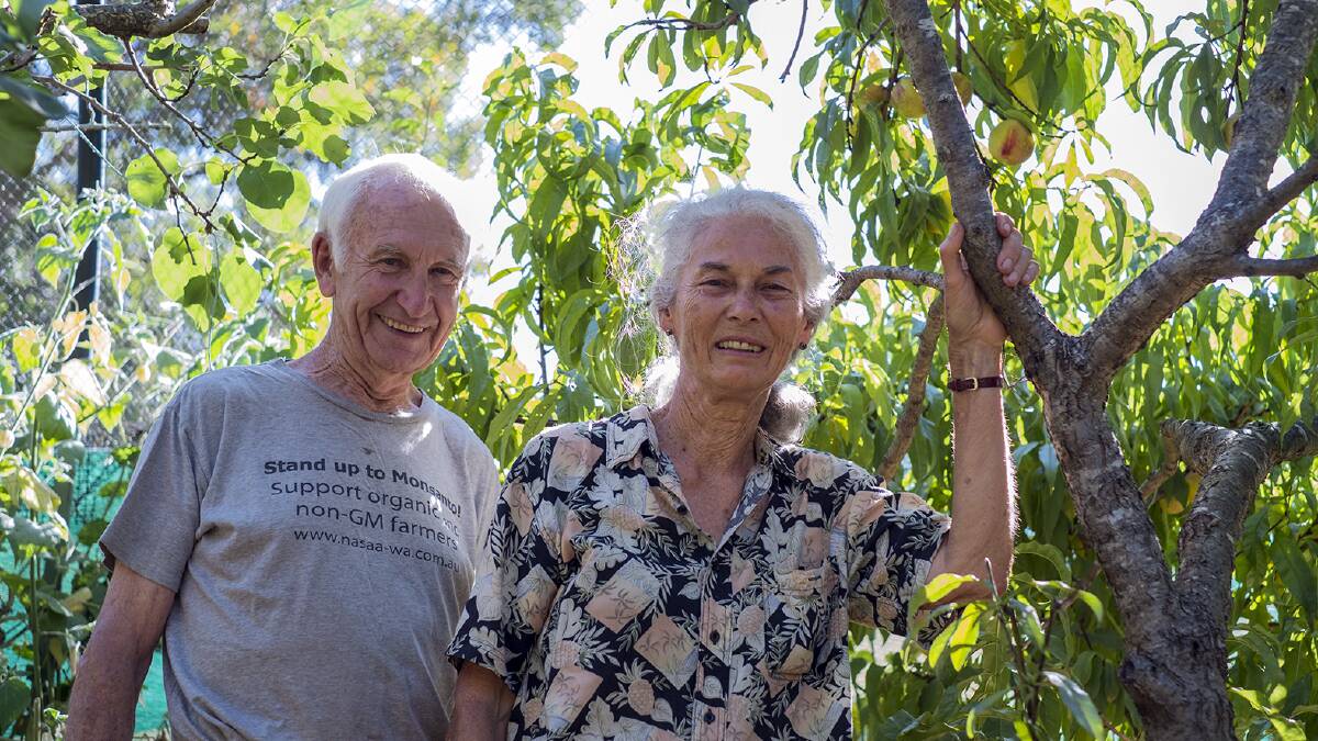 Ken and Sally Wylie live almost solely off what they produce organically in their Margaret River garden. 