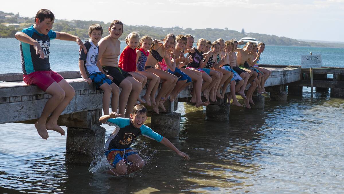 Students from the Augusta River Festival have really thrown themselves in to this year's event. Photo by Sandy Powell.