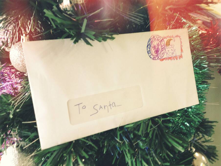 Children can send their letters to Santa via Australia Post.