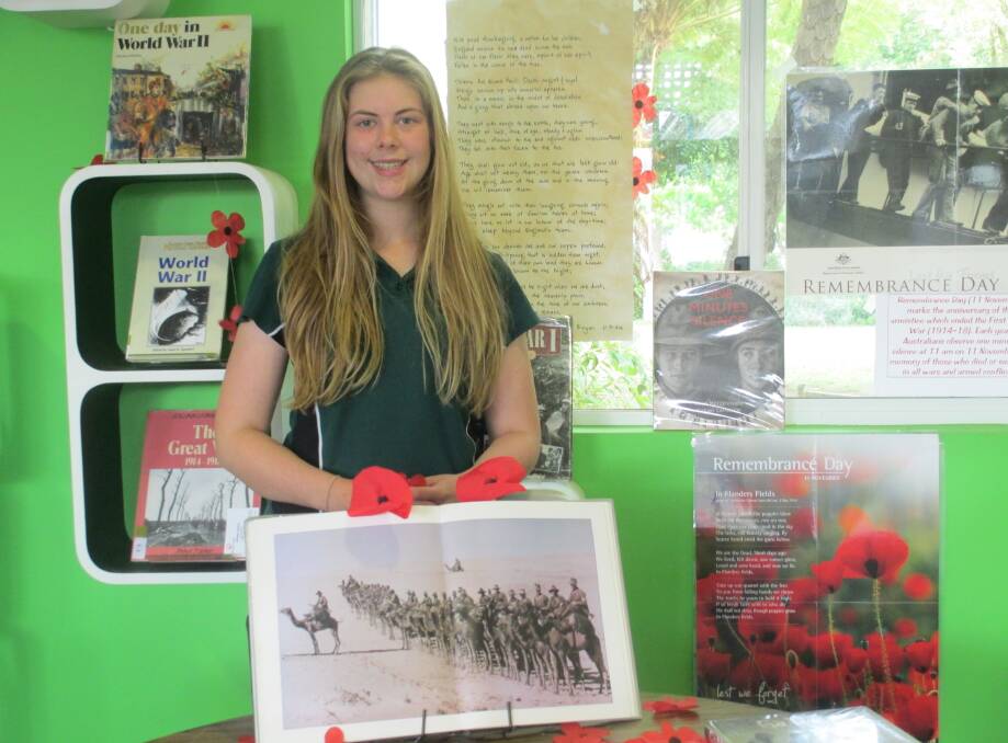 Youth Ambassador: India Stanley has been selected as one of 32 students to attend the 100 year anniversary ANZAC service in Gallipoli.
