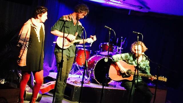 Mama Kin, Dave Mann and John Butler joined forces for the forest. Photo by Settlers Tavern.