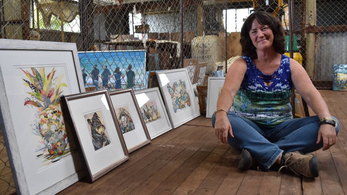 Home style: Dee Credaro will exhibit her exhibition in her working shearing shed as a part of Open Studios.