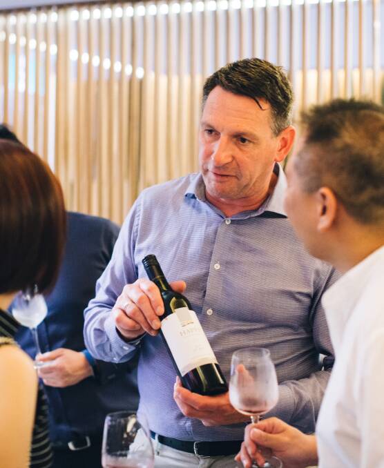 Straight from the source: Happs Wines General Manager Keith Warrick at a First Class In A Glass event in Singapore. Photo: Elements Margaret River.