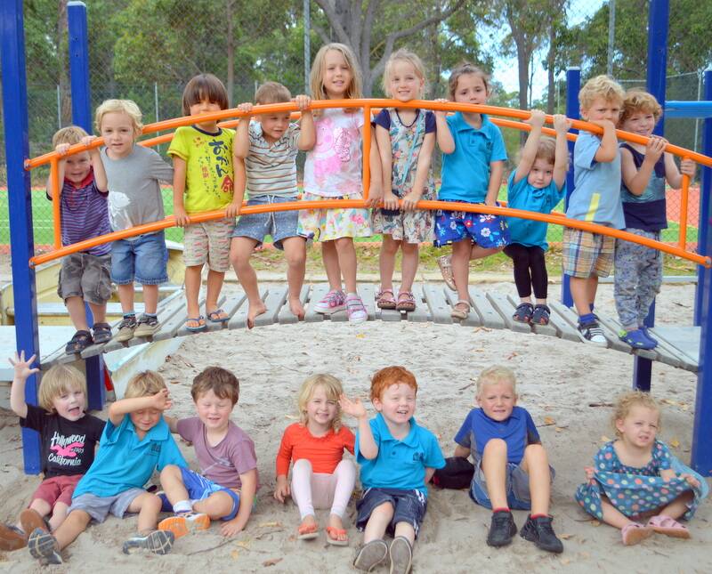 Exciting stuff: The Margaret River Independent School kindergarten  group. Photo: Supplied.