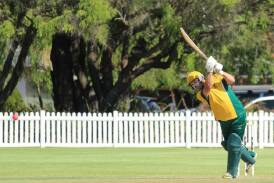 HAWKS WISH GRANTED: House Medallist Grant Garstone, here batting in the T20 competition, was the difference between Margaret River and Dunsborough in Saturday's A-Grade second semi-final. Photo Vanessa Hatton.