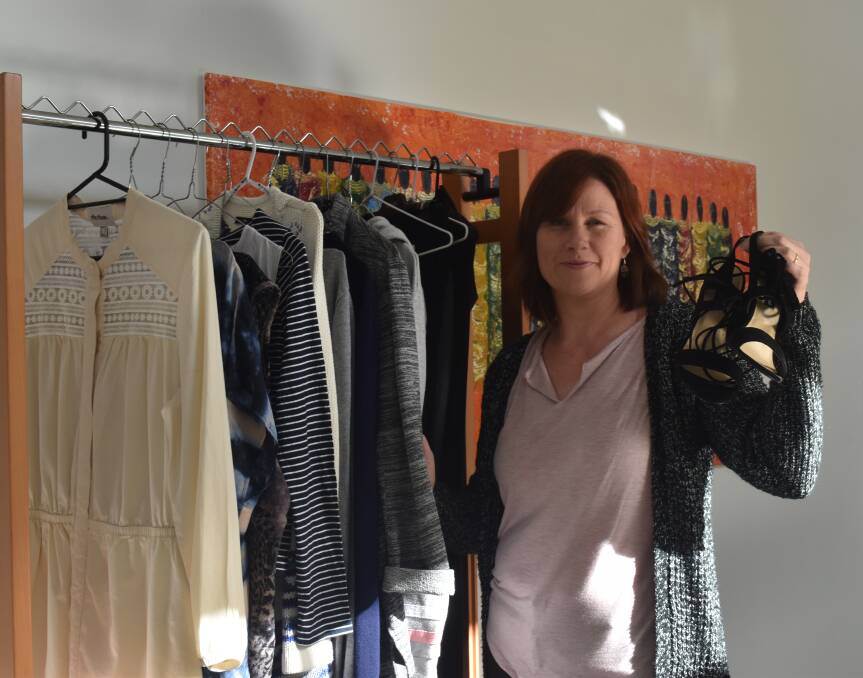 Swap ready: Gemma Daniels is hoping locals will join the clothes swap movement and re-energise their wardrobes. Photo: Nicky Lefebvre