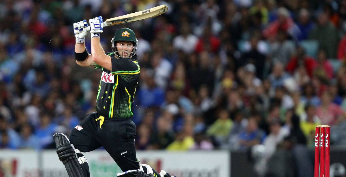 Into the stands: T20 star Travis Birt will join the Masters team to face off against the local contigent. Photo: Supplied.