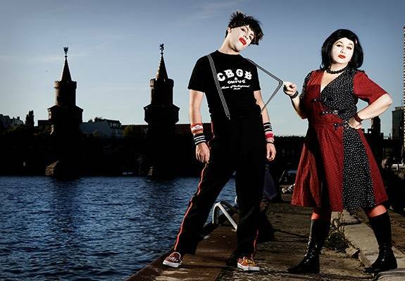 Kooky pair: The 'kinda-sorta-German brother-sister band will perform next Tuesday at the Cultural Centre. Photo: Supplied.
