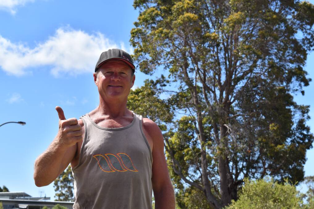 Local legend: Margaret River man Gary Quintrell pulled off an amazing rescue at Redgate on Sunday, despite an injured shoulder restricting his swimming. Photo: Nicky Lefebvre