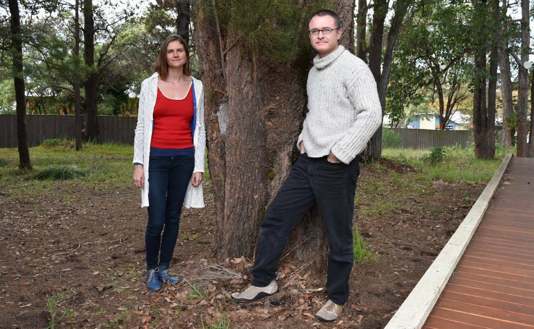 Plans ahead: Margaret River housing group 'Just Home' members Naomi Godden and Craig Mathieson. The group will be formally incorporated next week. Photo: Nicky Lefebvre