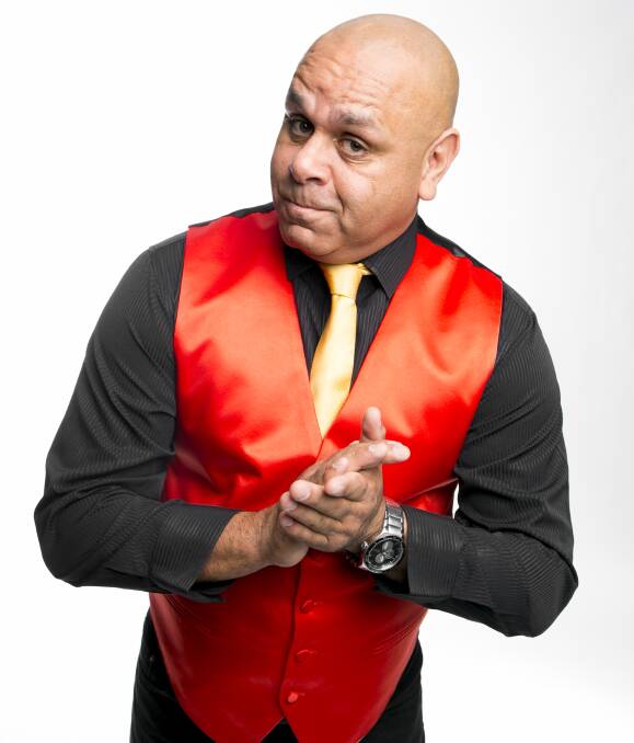 Bringing the giggles: Comedian Kevin Kropinyeri will appear at the Cultural Centre tomorrow night as part of the Aboriginal Comedy Allstars show. Photo: Supplied.
