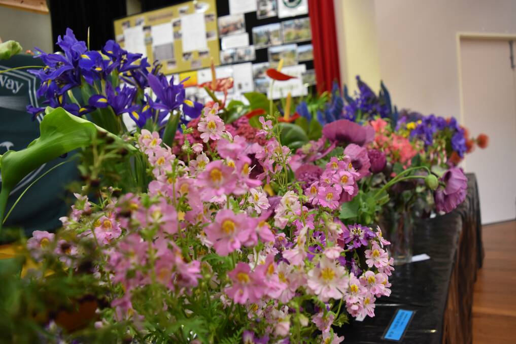 Spring beauty: Fresh blooms and floral displays provided astonishing splashes of colour at Augusta Centennial Hall. 