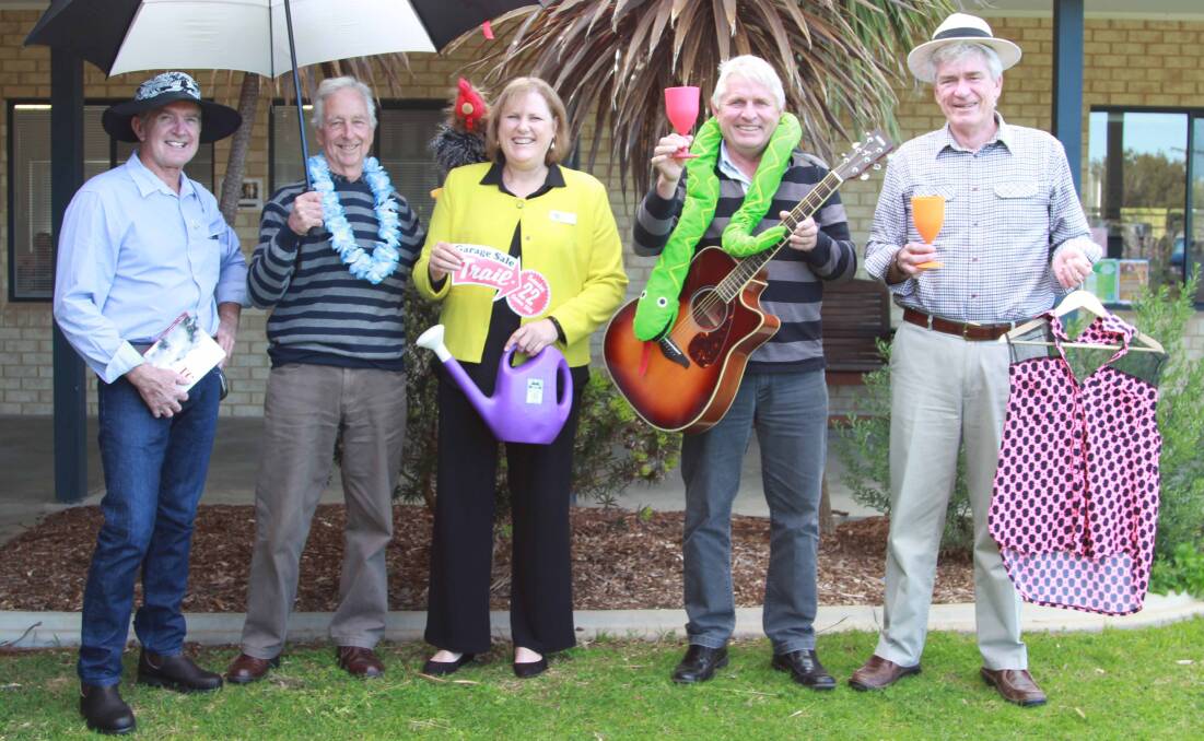 Trail mix: Shire of Augusta Margaret River councillors supporting the 2016 Garage Sale Trail event. Photo: Supplied.