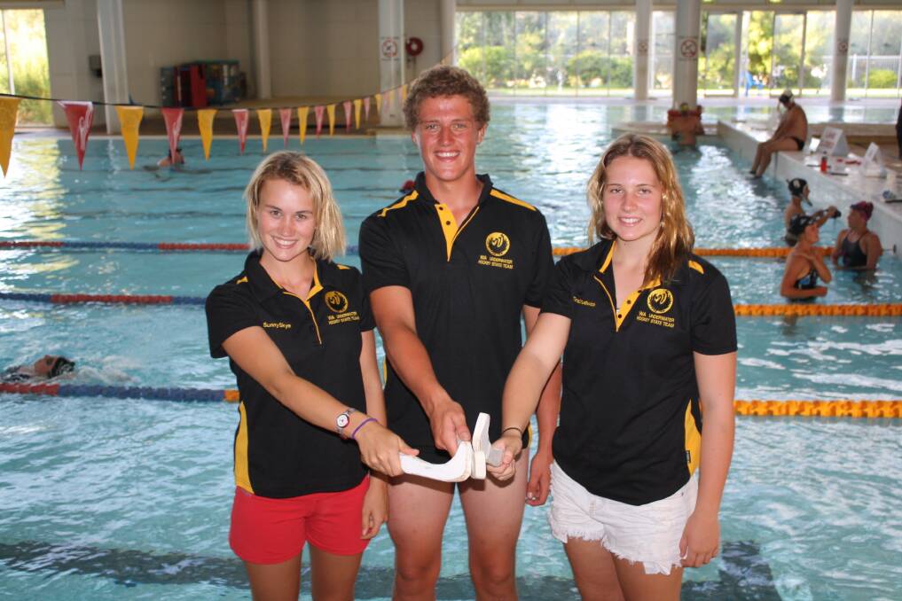 Fundraiser: Australian underwater hockey player Sunny Pasco heads off to Hungary in a few months.