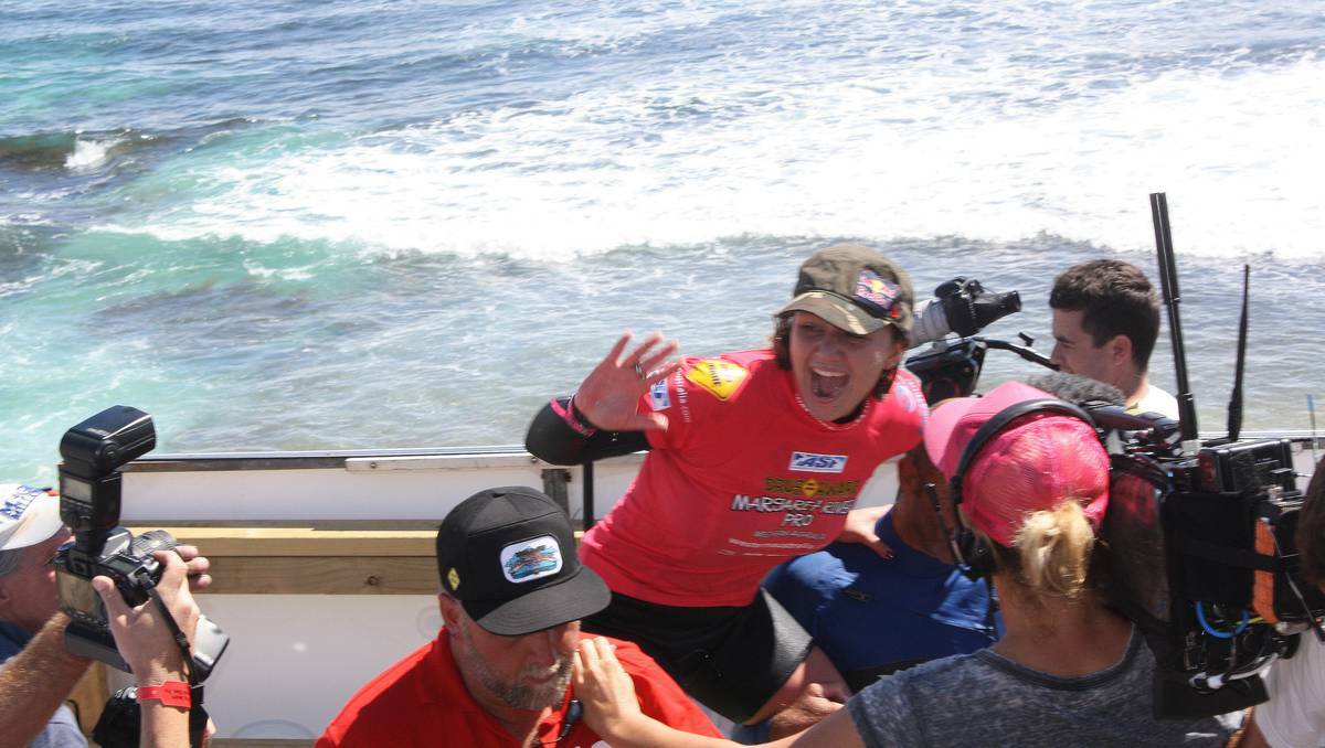 Carissa Moore is stoked with winning the Margaret River Pro, which has given her a boost of confidence in aim for this year's World Title.