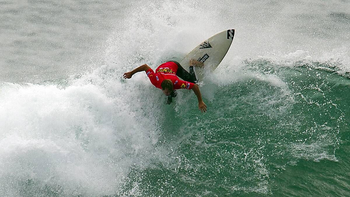 Taj Burrow surfing in last year's Margaret River Pro.
