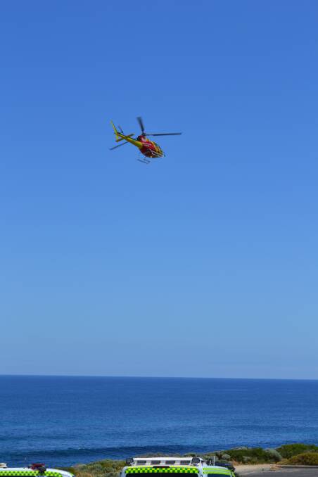 The Surf Life Saving WA and RAC Rescue helicopters were on the scene.