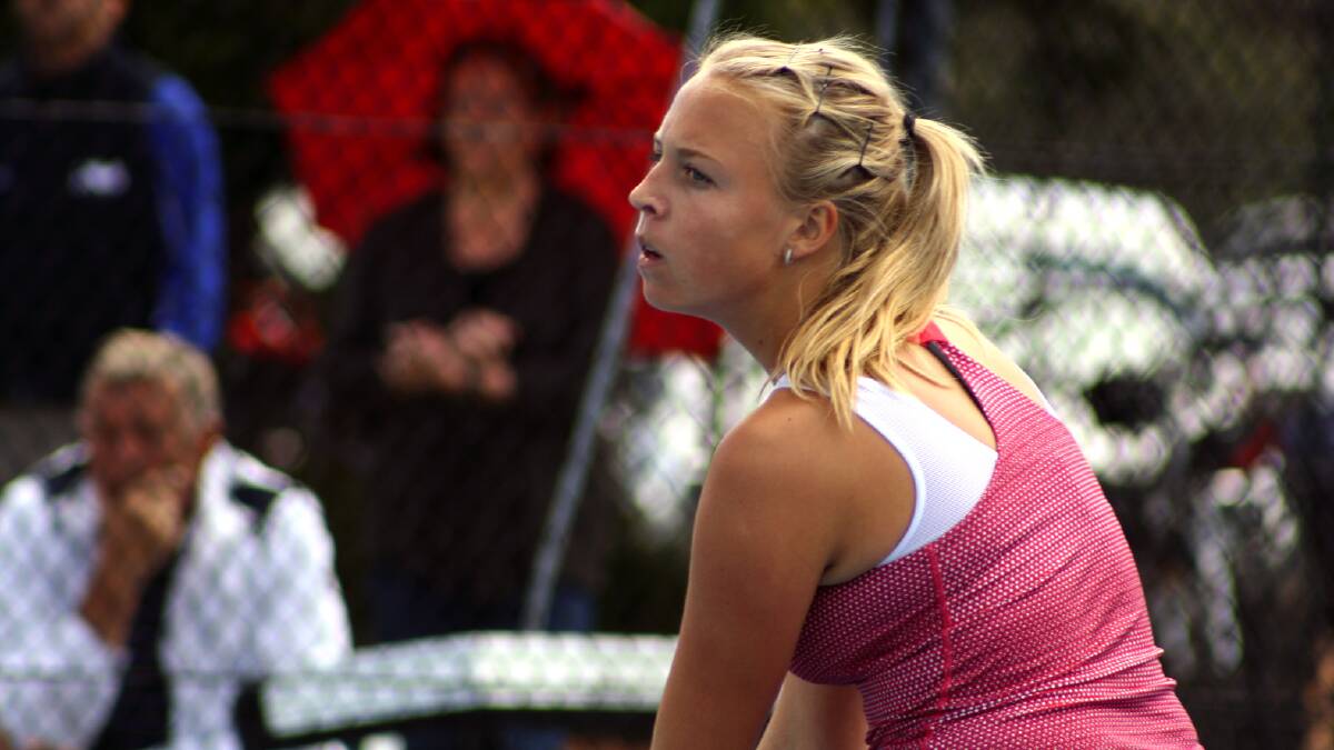 Estonia's 17-year-old prodigy Anett Kontaveit won in straight sets in the final. 